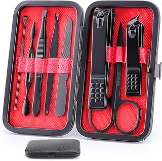 26 PCS Nail Clippers, ONLYWEE Premium Manicur...