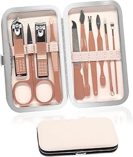 10 Pcs Nail Clipper Kit, Manicure Set for Adu...