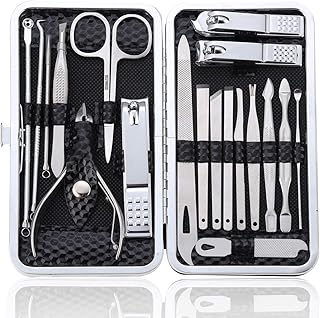 Manicure Set Pedicure Kit Professional 19 Pcs...