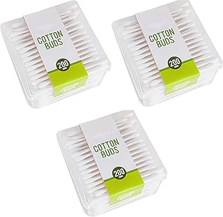 Organic Cotton Swabs, Ultra-Soft Tips - Stron...