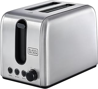 Black & Decker 1050W 2-Slice Stainless Steel ...