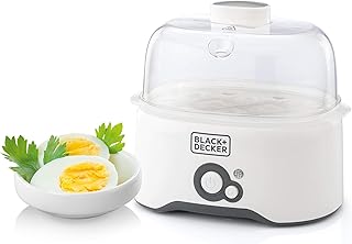 Black & Decker Egg Cooker - White, 6 Eggs, Eg...