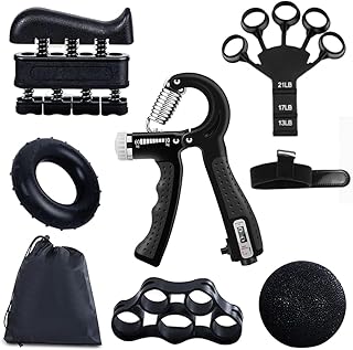 SUCITY 5 Pack Hand Grip Strengthener Trainer ...