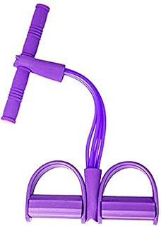 Home 4 Tube Tension Rope Pedal Resistance Ban...