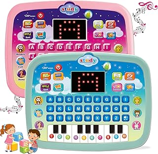 Kids tablet/toddler learning pad with led scr...