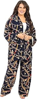 Women Printed Co Ord Set – 2 Piece Outfit wit...